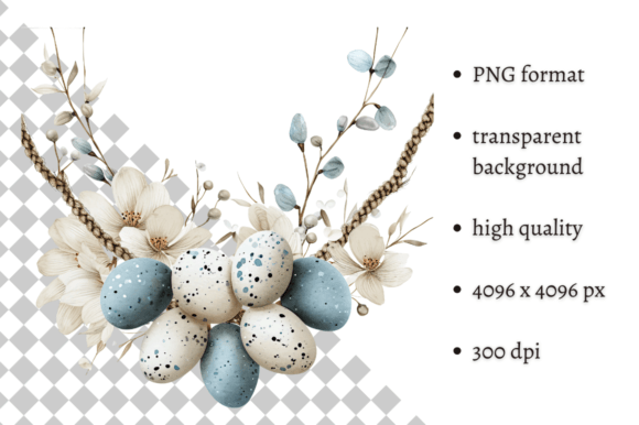 Download Watercolor Blue Easter Eggs Clipart - Eggs clipart Collection