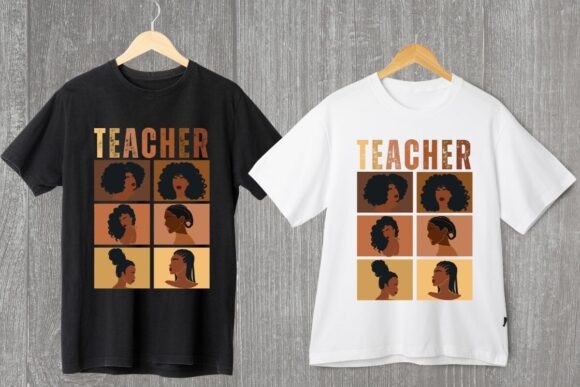 Download Teacher Afro Black History POD Design - Pod Collection