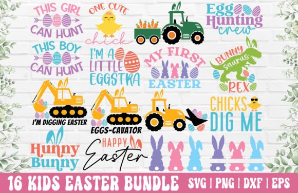 Download Easter SVG Bundle - Kids Easter PNG - Kids easter png Collection