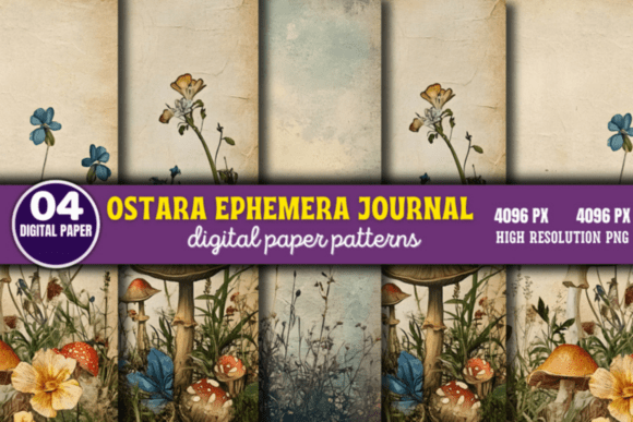 Download Ostara Ephemera Journal Digital Pattern - Premium Resources